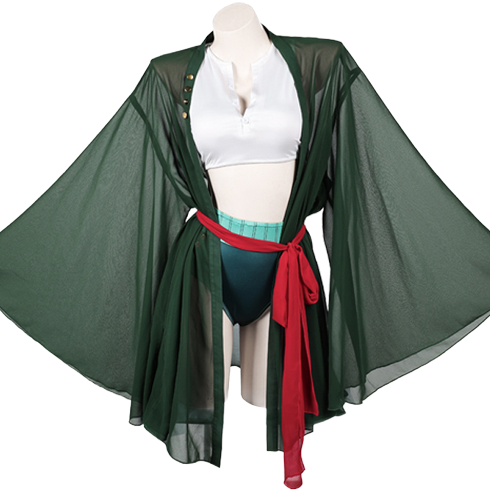 Anime Zoro Cosplay Female - Costume da Bagno Cosplay Pirata Lady