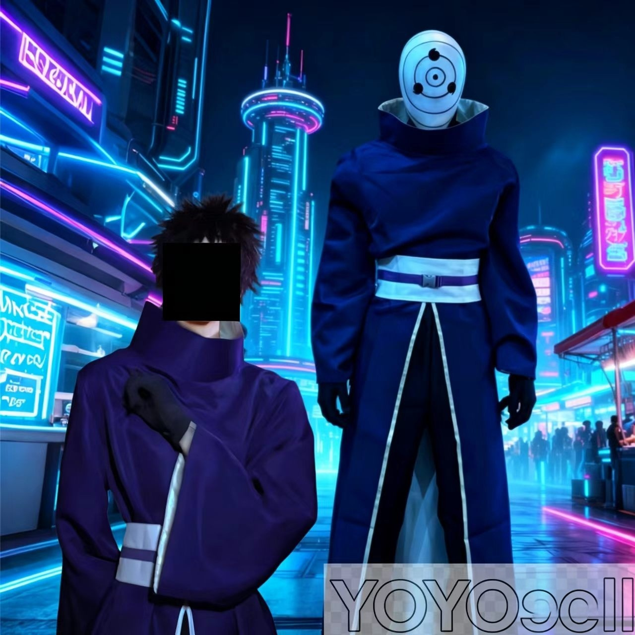 Anime Cosplay Obito - Costume Cosplay Obito Uchiha, Abito Ninja