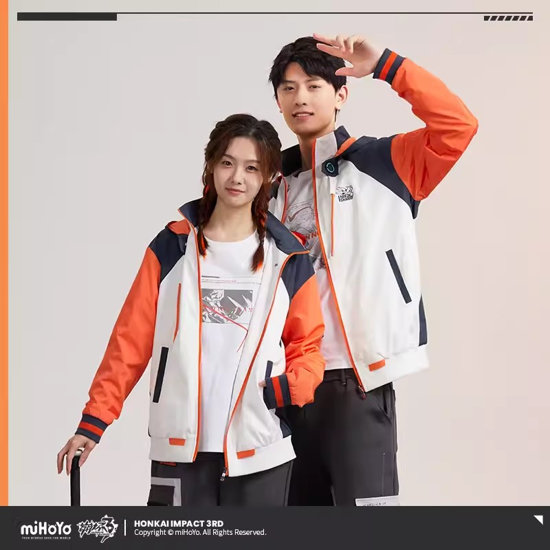Anime Cosplay Couple - Cappotto miHoYo Game Kiana Honkai Impact