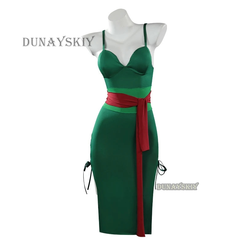 Anime Zoro Cosplay Female - Anime Roronoa Zoro Costume Cosplay Wano