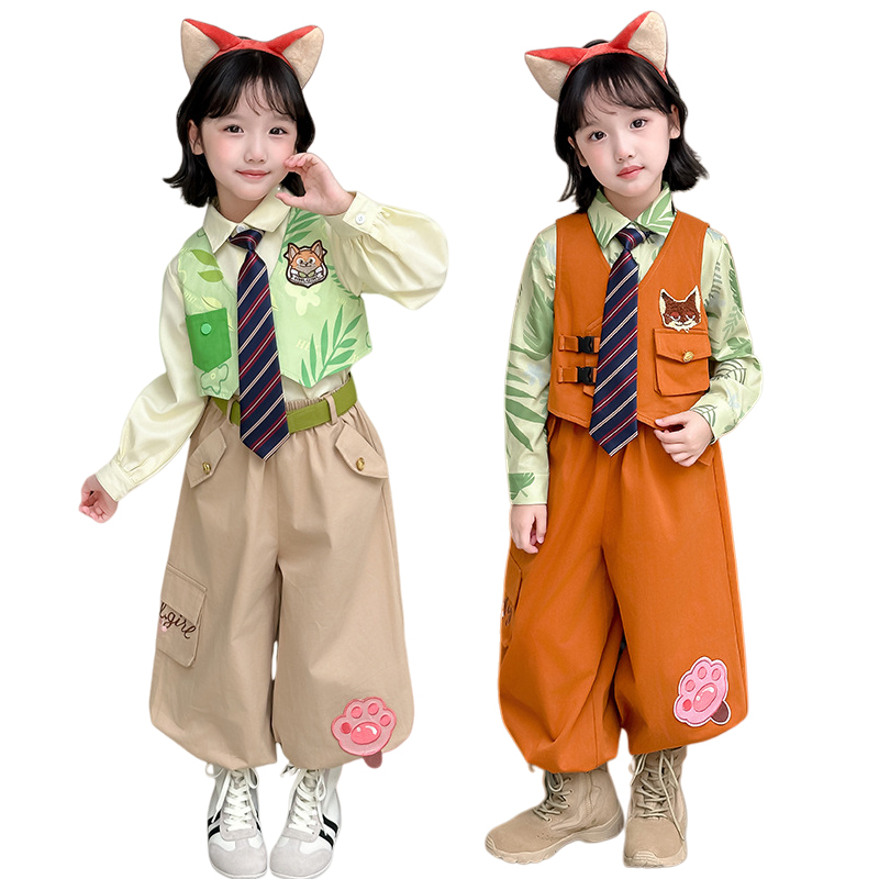 Anime Cosplay Little Girl - Zootopia 2 Fox Nick Costumi cosplay