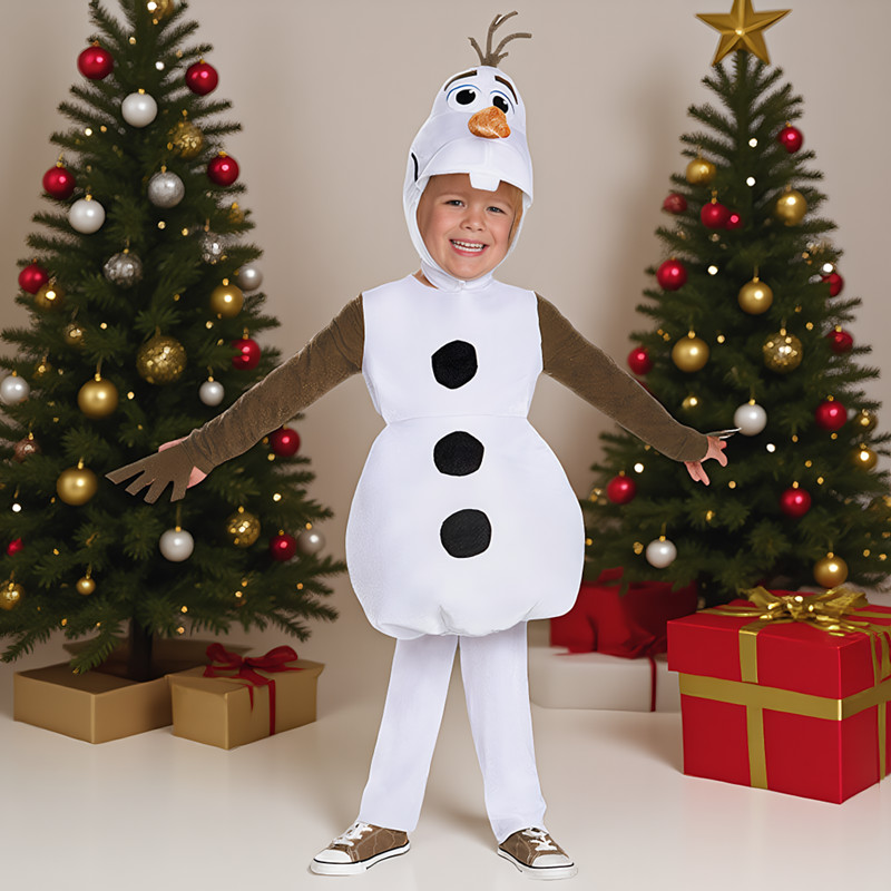 Anime Cosplay Toddler - Costume da personaggio Olaf di Capodanno
