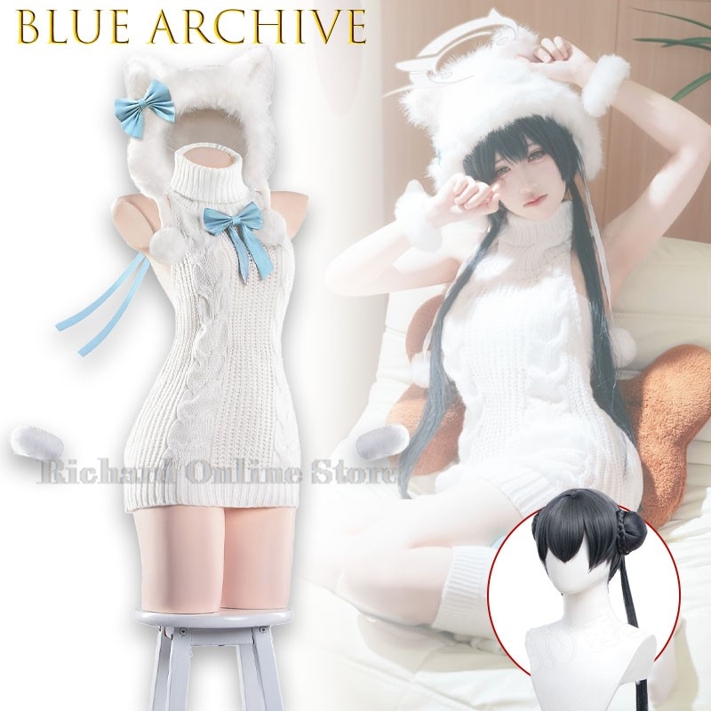Anime Cosplay Online Store - Maglione con orecchie da gatto e