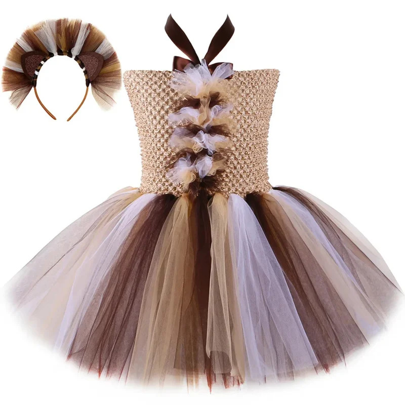 Anime Cosplay Toddler - Leone Tutu Dress Ragazze Animali Costumi