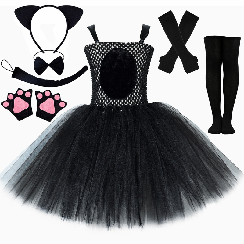 Anime Cosplay Simple - Costume da tutù per ragazze, pantera