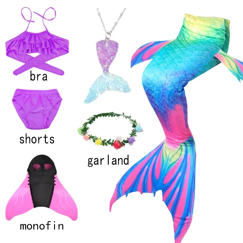 2026 Bambini Coda di sirena Ra - Anime Cosplay Little Girl recensione e prezzo