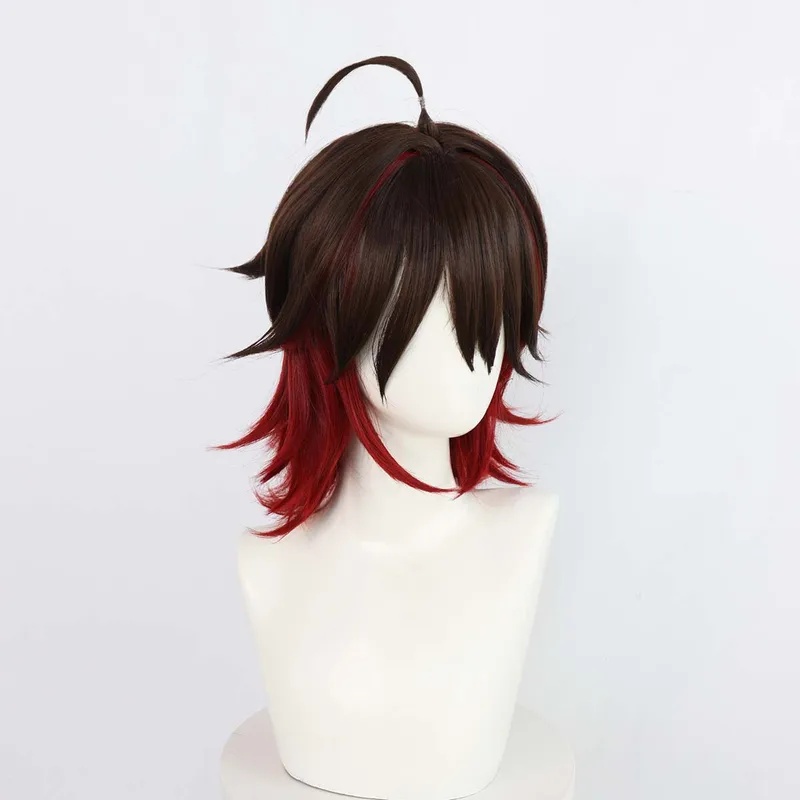 Parrucca Le Cool Men Genshin I - Cosplay Anime Black Hair recensione e prezzo