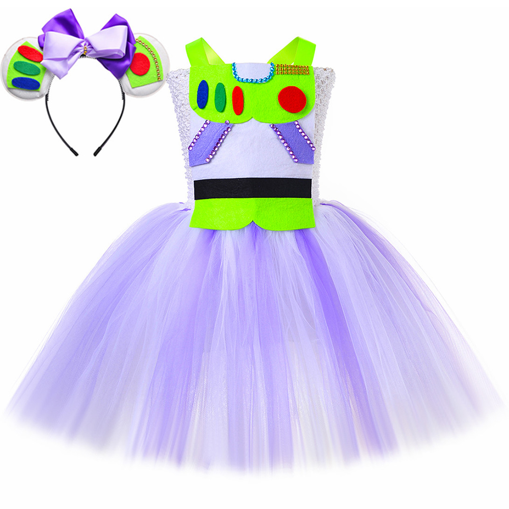 Costume da bambina Buzz Lighty - Anime Cosplay Toddler recensione e prezzo