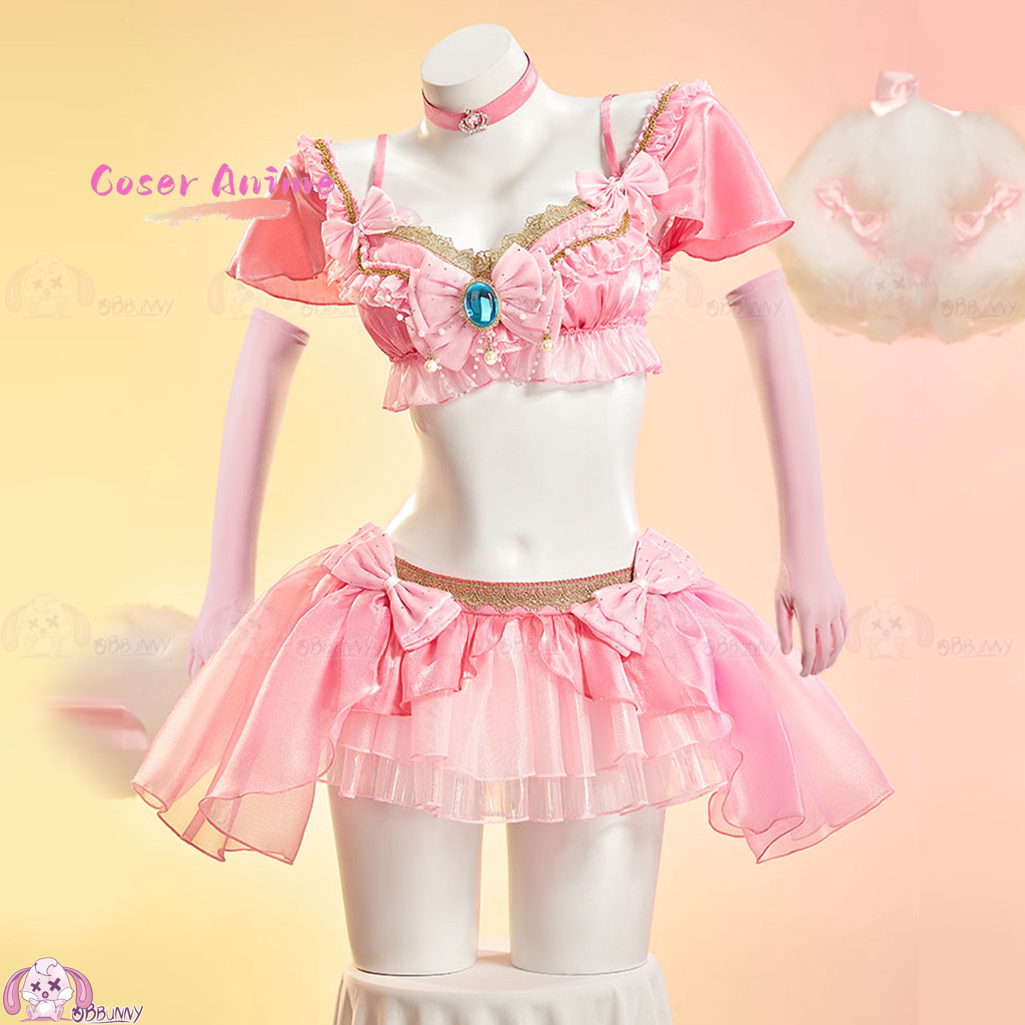 Set Minigonna Sweet Peach Idol - Anime Cosplay Festival recensione e prezzo