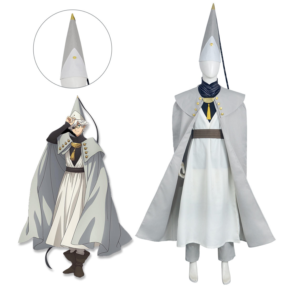 Costume da Mago Qifrey, Stile  - Anime Cosplay Festival recensione e prezzo