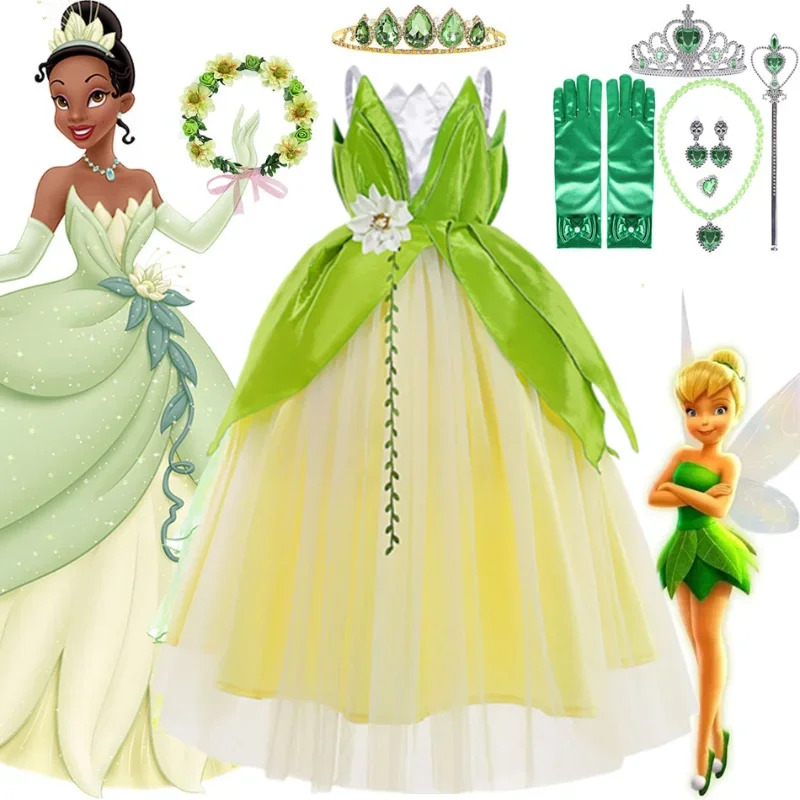 Carnevale Ragazze Tiana Up Abi - Anime Cosplay Toddler recensione e prezzo